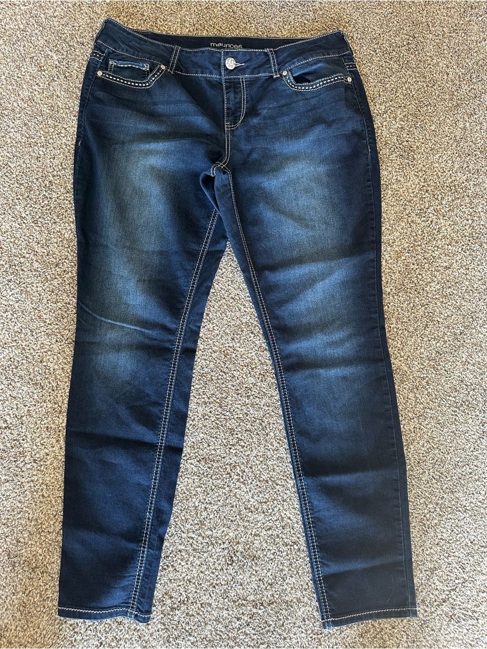 Maurices Women's Dark Indigo Skinny Jeans